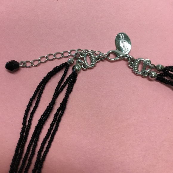 New White House/Black Market 6 Layer Black Necklace. - Picture 5 of 5